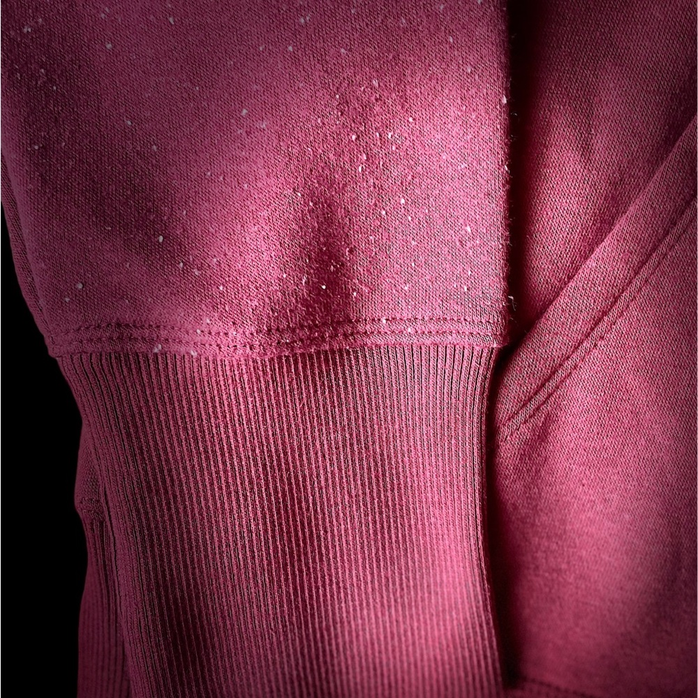Under Armour Small Burgundy Kanga Pocket Hoodie Speckled sleeves and hood NWT - Picture 7 of 8